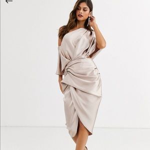 Asos asymmetrical cocktail dress